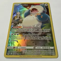 Snorlax TG10/TG30 Swsh11 Lost Origin Trainer Gallery Ultra Rare Holo Pokemon NM - Image 2