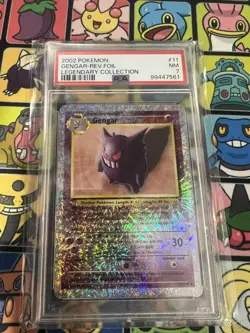 Gengar 11/110 Reverse Holo Legendary Collection PSA Graded 7 English Pokemon TCG - Image 1