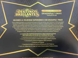 Shiny Dragapult VMAX Premium Collection Spanish Pokemon TCG Destinos Brillantes - Image 5