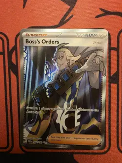 Boss's Orders 248/193 Full Art Ultra Rare Pokemon 2023 Paldea Evolved NM - Image 1