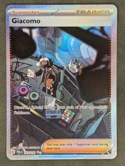 Giacomo 267/193 Pokemon TCG Special Illustration Rare SV02: Paldea Evolved Near - Image 1