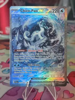 Pokemon TCG: Chien-Pao ex (Spec. Illus. Rare) - 261/193- S&V Paldea Evolved - NM - Image 3