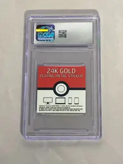 Pokemon Graded 10 Candy Stickers 24K Gold Plating Squirtle - Image 2