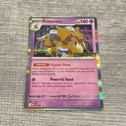 Alakazam (003) Mega Evolutions Promo​ - Near Mint Pokemon TCG Stamped Promo - Image 1