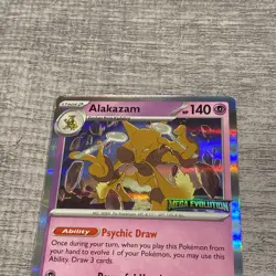 Alakazam (003) Mega Evolutions Promo​ - Near Mint Pokemon TCG Stamped Promo - Image 2