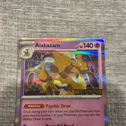 Alakazam (003) Mega Evolutions Promo​ - Near Mint Pokemon TCG Stamped Promo - Image 3