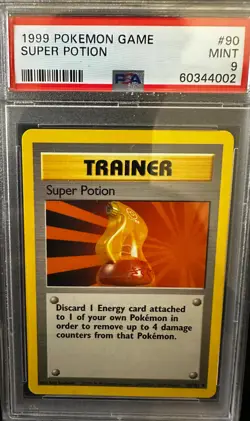 PSA 9 - 1999 POKEMON GAME #90 SUPER POTION - Image 1