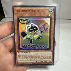 YUGIOH LOLLIPOP YUMMY ULTRA RARE 1ST JUSH-EN018 - Image 2