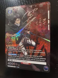 Union Arena English Levi SR ** 2 Star Attack On Titan - Image 2