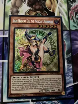 Yu-Gi-Oh Dark Magician Girl the Magician's Apprentice Alin-En004 Secret Rare 1st - Image 1