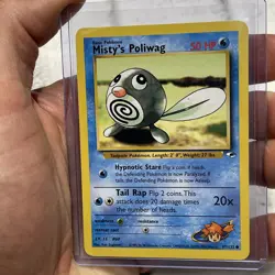MISTY’S POLIWAG 87/132 - Gym Heroes Set - VINTAGE WOTC Pokemon Card NM Nintendo - Image 2