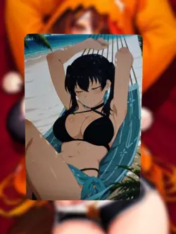 Tamaki Kotatsu Fire Force Anime Waifu Sexy Goddess Doujin Lewd Hentai Card - Image 1