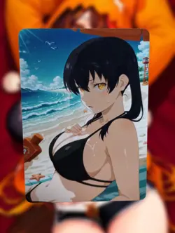 Tamaki Kotatsu Fire Force Anime Waifu Sexy Goddess Doujin Lewd Hentai Card - Image 1