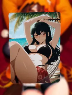 Yor Forger Spy X Family Anime Waifu Sexy Goddess Doujin Hentai Lewd Card - Image 1