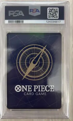 One Piece Blackbeard OP09-093 PSA10 Silver Background SR Promo Card - Image 2