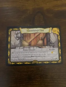 HARRY POTTER TCG CARD CHAMBER OF SECRETS CLEANSWEEP FIVE 63/140 - Image 1