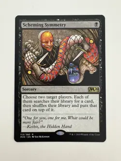 Scheming Symmetry MTG Magic the Gathering Card NM Near Mint M20 - Image 1