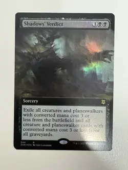 Shadows’ Verdict Foil Borderless MTG Magic the Gathering Card NM Near Mint ZNR - Image 1