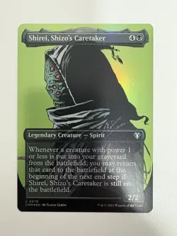 Shirei Shizo’s Caretaker Foil Showcase Profile MTG Magic Card NM Near Mint CMM - Image 1
