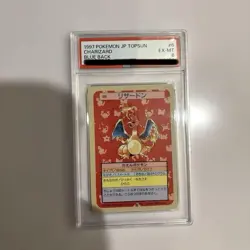 Charizard Topsun Blue Back Pokemon Card PSA 6 Graded XY/XYBREAK Rare Collectible - Image 1