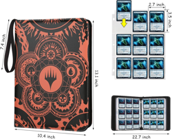 Trading Card Binder,9-Pocket Binder for Trading Cards Holds 720 Cards,Premium Co - Image 2