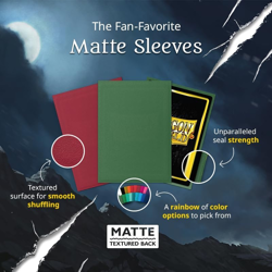 | Standard Size Card Matte Sleeves | 100 CT - Non Glare Smooth & Tough Premium T - Image 4