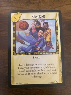 HARRY POTTER TCG GAME CARD CHAMBER OF SECRETS CHECKED ! 62/140 - Image 1