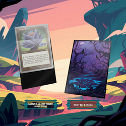 MTG Card Sleeves - Swamp - Lotus Series - Ultra Clear Front & Matte Finish Back, - Image 3