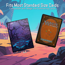 MTG Card Sleeves - Swamp - Lotus Series - Ultra Clear Front & Matte Finish Back, - Image 4