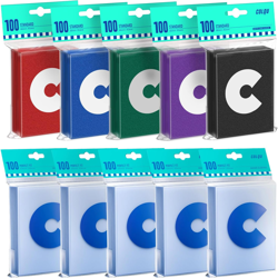 500 PCS MTG Matte Card Sleeves & 500 PCS Clear Card Sleeves, TCG Magic Trading D - Image 1