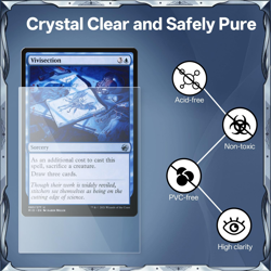 500 PCS MTG Matte Card Sleeves & 500 PCS Clear Card Sleeves, TCG Magic Trading D - Image 5