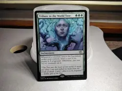 MTG Tribute to the World Tree (Foil) March of the Machine (MOM) #211 - NM - Image 1
