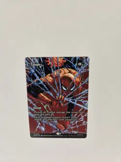 Tangle Borderless Non Foil Regular Marvel's Spiderman MTG Marvel MAR 0038 - Image 5