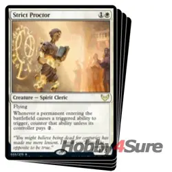 Strict Proctor X4 M/NM Magic: The Gathering MTG Strixhaven: School Of Mages - Image 1