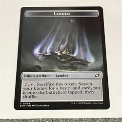 MTG Magic Lander Double Sided Token Artifact T 0004 - Image 1