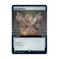 WOTC MtG Modern Horizons 2 Sol Talisman (Extended Art) (R) (Foil) NM - Image 1
