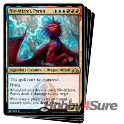 Niv-mizzet, Parun X4 M/NM Magic: The Gathering MTG Guilds Of Ravnica - Image 1
