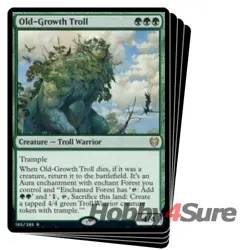 Old-growth Troll X4 M/NM Magic: The Gathering MTG Kaldheim - Image 1
