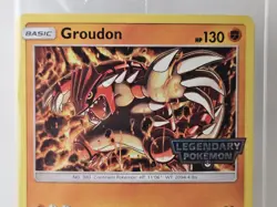 SEALED 3 Groudon Pokemon TCG x3 - Legendary Pokemon Stamp 81/168 Gamestop Promo - Image 4