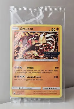 SEALED 3 Groudon Pokemon TCG x3 - Legendary Pokemon Stamp 81/168 Gamestop Promo - Image 5