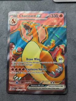 Pokemon 151 Charmander Charmeleon Charizard Ex Full Art Lot Of 3 Cards NM - Image 4
