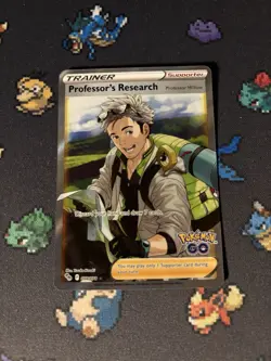 Pokemon Cards Professor’s Research 078/078 Full Art Ultra Rare Pokemon Go - (NM) - Image 1