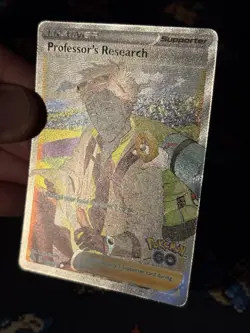 Pokemon Cards Professor’s Research 078/078 Full Art Ultra Rare Pokemon Go - (NM) - Image 3