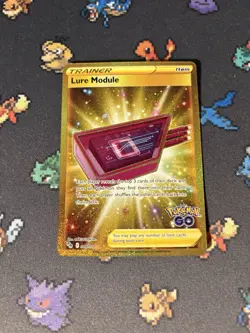 Pokemon Cards Lure Module 088/078 Gold Secret Rare Pokemon Go - (NM) - Image 1