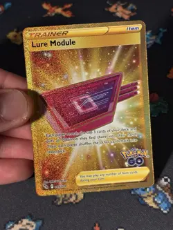 Pokemon Cards Lure Module 088/078 Gold Secret Rare Pokemon Go - (NM) - Image 2