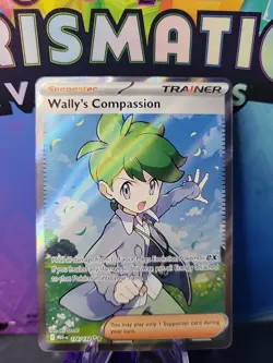 Wally's Compassion 176/132 Ultra Rare Pokemon Mega Evolution Base LP - Image 1
