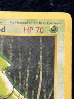 Pokemon Metapod 54/102 1st Edition Shadowless Base Vintage - Image 3