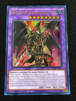 Yugioh Red-Eyes Dark Dragoon RA02-EN021 1ST Ultra (NM) - Image 1