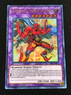 Yugioh Elemental Hero Sunrise LED6-EN012 1ST Ultra (NM) - Image 1