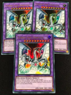 Yugioh Cyber End Dragon SDCS-EN041 1ST Ultra x3 (NM) - Image 1
